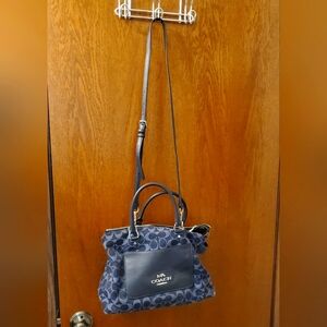 Coach denim purse
